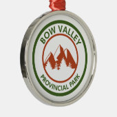 Bow Valley Provincial Park Ornament Aus Metall (Rechts)