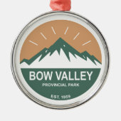 Bow Valley Provincial Park Ornament Aus Metall (Vorne)