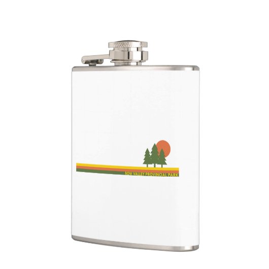 Bow Valley Provincial Park Pine Trees Sun Flachmann (Links)