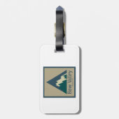 Bow Valley Provincial Park Rustic Gepäckanhänger (Rückseite vertikal)