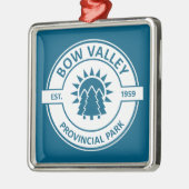 Bow Valley Provincial Park Sun Trees Ornament Aus Metall (Links)