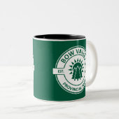 Bow Valley Provincial Park Sun Trees Zweifarbige Tasse (VorderseiteRechts)