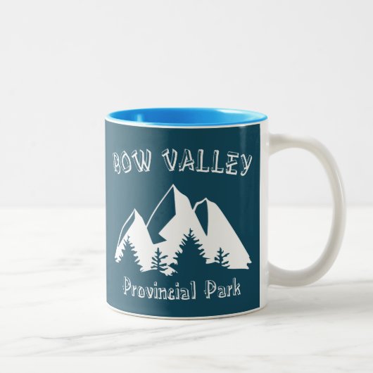 Bow Valley Provincial Park Zweifarbige Tasse (Rechts)