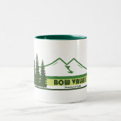 Bow Valley Provinzpark Grüne Streifen Zweifarbige Tasse (Mittel)