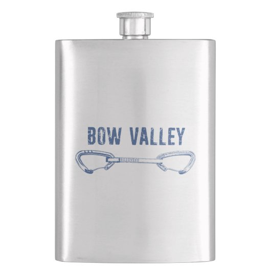 Bow Valley Rock Climbing Quickdrag Flachmann (Vorderseite)