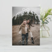 Bow Wedding speichert das Datum Save The Date (Stehend Vorderseite)