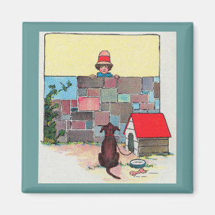 Bow-wow-wow! Wessen Hund bist du? Kinderzimmer Rhy Magnet