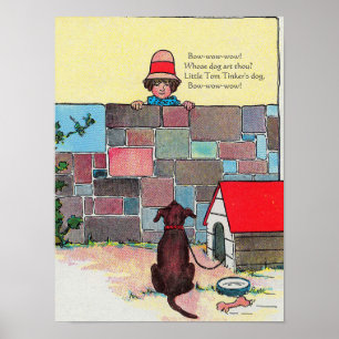 Bow-wow-wow! Wessen Hund bist du? Kinderzimmer Rhy Poster