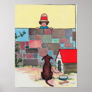 Bow-wow-wow! Wessen Hund bist du? Kinderzimmer Rhy Poster