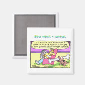 BOW WOWS & MEOWS - In diesem Artikel heißt es... Magnet (Vorderseite/Rückseite)