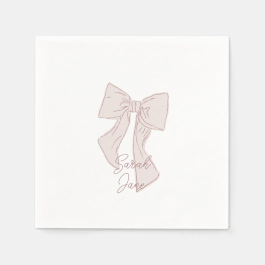 Bowcocktail Serviette (Vorderseite)