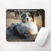 Bowdie - Himmel-Blau-australische Mausunterlage Mousepad (Mit Mouse)