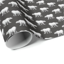 Bowdoin College Polar Bear Wrapping Paper