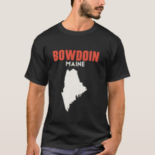Bowdoin Maine USA Staat America Travel Mainer T-Shirt
