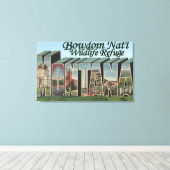 Bowdoin Nat'l Wildlife Refugium, Montana Leinwanddruck (Insitu (Holzboden))