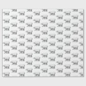 Bowdoin Uni Polar Bears Geschenkpapier (Flach)