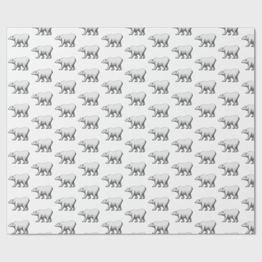 Bowdoin Uni Polar Bears Geschenkpapier (Flach)