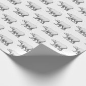 Bowdoin Uni Polar Bears Geschenkpapier (Ecke)