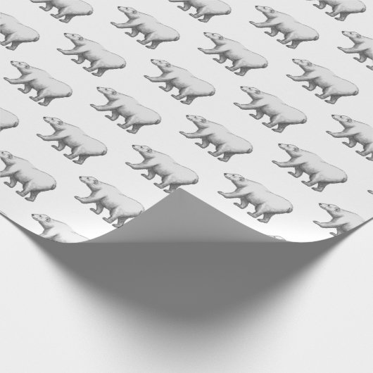 Bowdoin Uni Polar Bears Geschenkpapier (Ecke)