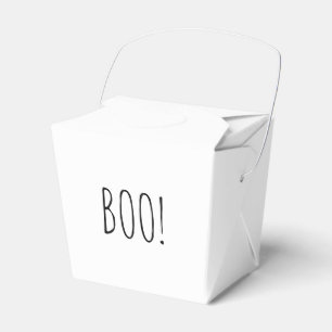 Boweiße Typografie lustig niedliches Halloween Geschenkschachtel