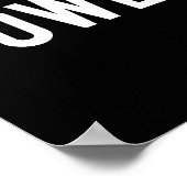 Bowen - Cool New Funny Name Fan Gift Tee  Poster (Ecke)