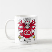 Bowen Familienwappen Kaffeetasse (Links)
