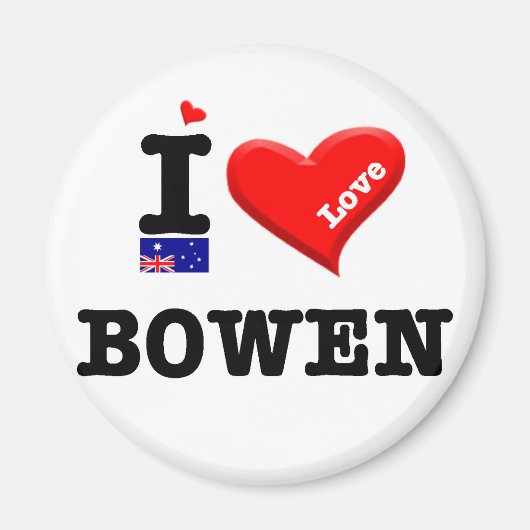 BOWEN - I-Liebe Magnet (Vorne)