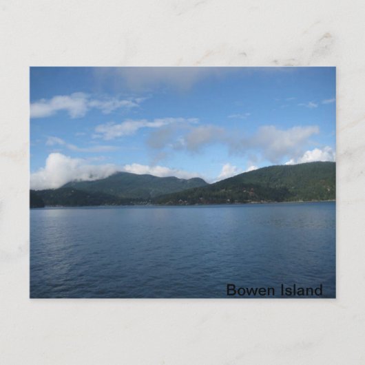 Bowen Island Kanada Postkarte (Vorderseite)