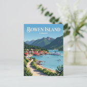 Bowen Island Kanada Postkarte (Stehend Vorderseite)