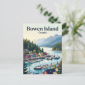 Bowen Island Kanada Postkarte (Stehend Vorderseite)