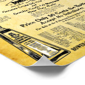 Bowens Vintag Hair Tonic Print Poster (Ecke)