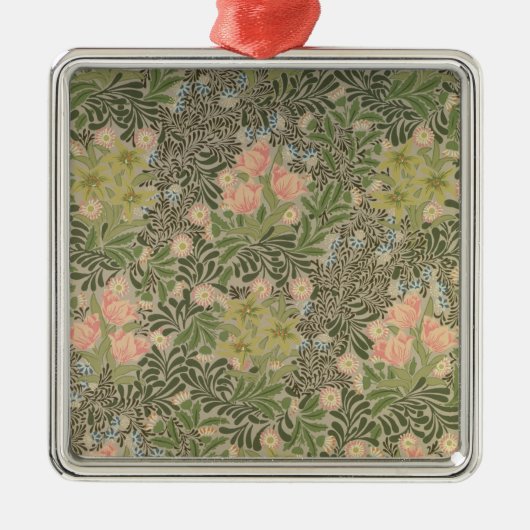 Bower Entwurf Silbernes Ornament (Vorne)