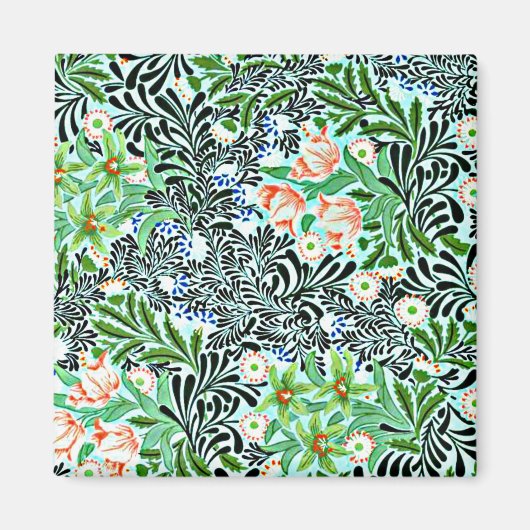 Bower, vintage William Morris Muster, Magnet (Vorne)