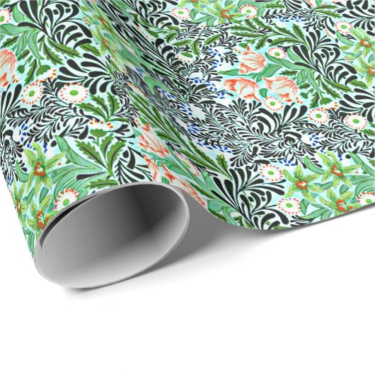 Bower, William Morris-Muster, Geschenkpapier (Rolleneckpunkt)