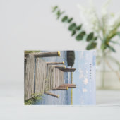 Bowers Beach - Delaware. Postkarte (Stehend Vorderseite)