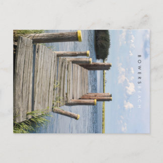 Bowers Beach - Delaware. Postkarte