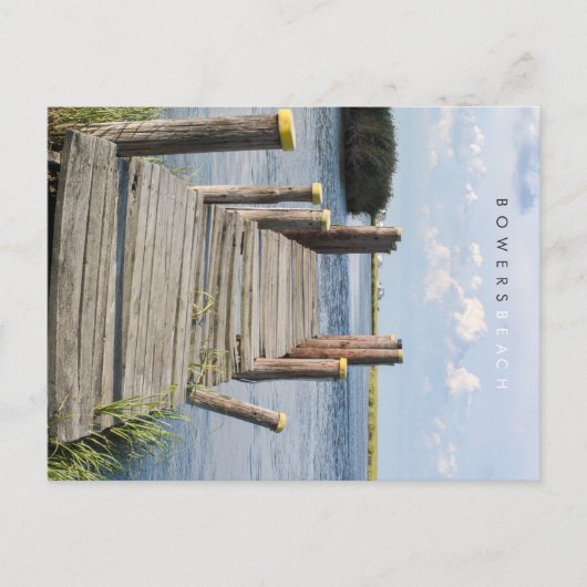 Bowers Beach - Delaware. Postkarte (Vorderseite)