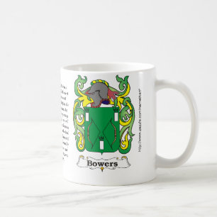 Bowers-Familien-Wappen Tasse