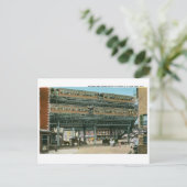 Bowery and Doubledeck Elevated R.R., NYC Postkarte (Stehend Vorderseite)