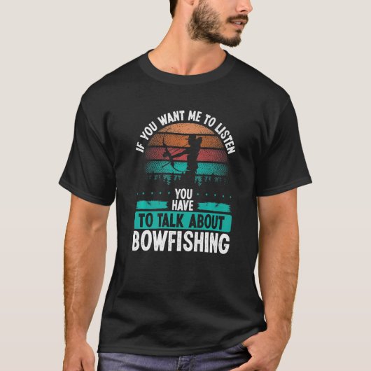 Bowfisher Airboat Talk über Bowfish Fischer T-Shirt (Vorderseite)