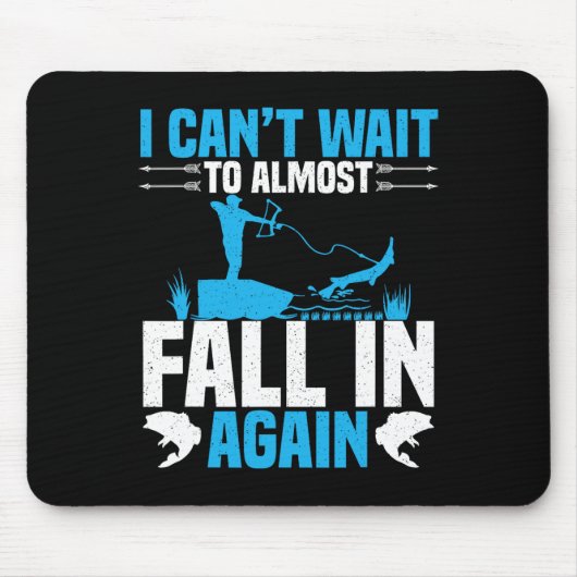 Bowfisher Ausrüstung Bowhunter Bow Reel Kit Bowfis Mousepad (Vorne)