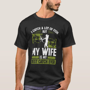 Bowfisher Fang des Lebens Hochzeit Verlobung B T-Shirt
