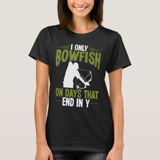 Bowfisher on days end in y Bowfishing Bowhunter Fi T-Shirt (Vorderseite)