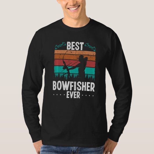 Bowfishing Airboat Best Bowfisher ever Bow Hunter T-Shirt (Vorderseite)