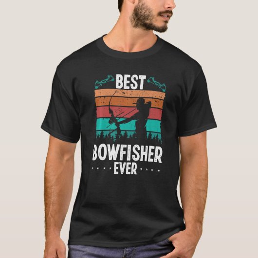 Bowfishing Airboat Best Bowfisher ever Bow Hunter  T-Shirt (Vorderseite)