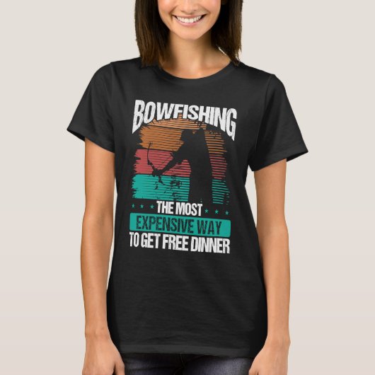 Bowfishing Archer Bowhunter Bowfisher Fisherman Bo T-Shirt (Vorderseite)