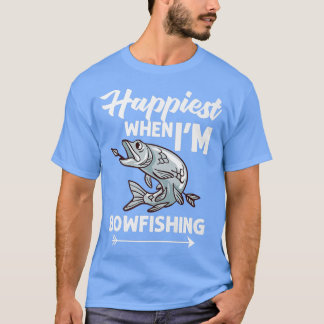 Bowfishing Bow Lights Arrows Crossbow Bowfisher Pr T-Shirt