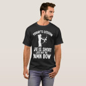 Bowfishing Buy a Bow Bowfisher Bowhunter Fisherman T-Shirt (Vorne ganz)