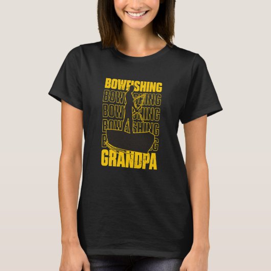 Bowfishing Grandpa Bow Fishing Grandfather 2 T-Shirt (Vorderseite)