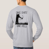 Bowfishing, man schoss eine Tötung! langer T-Shirt (Rückseite)